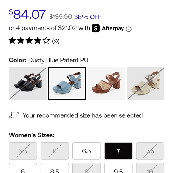 Aerosoles Chamber in Dusty Blue Patent - Picture 6 of 12